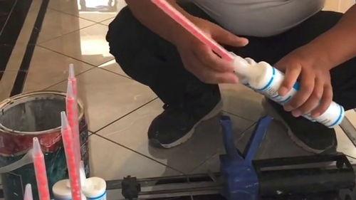 自己做美缝视频教程,打造家居完美细节